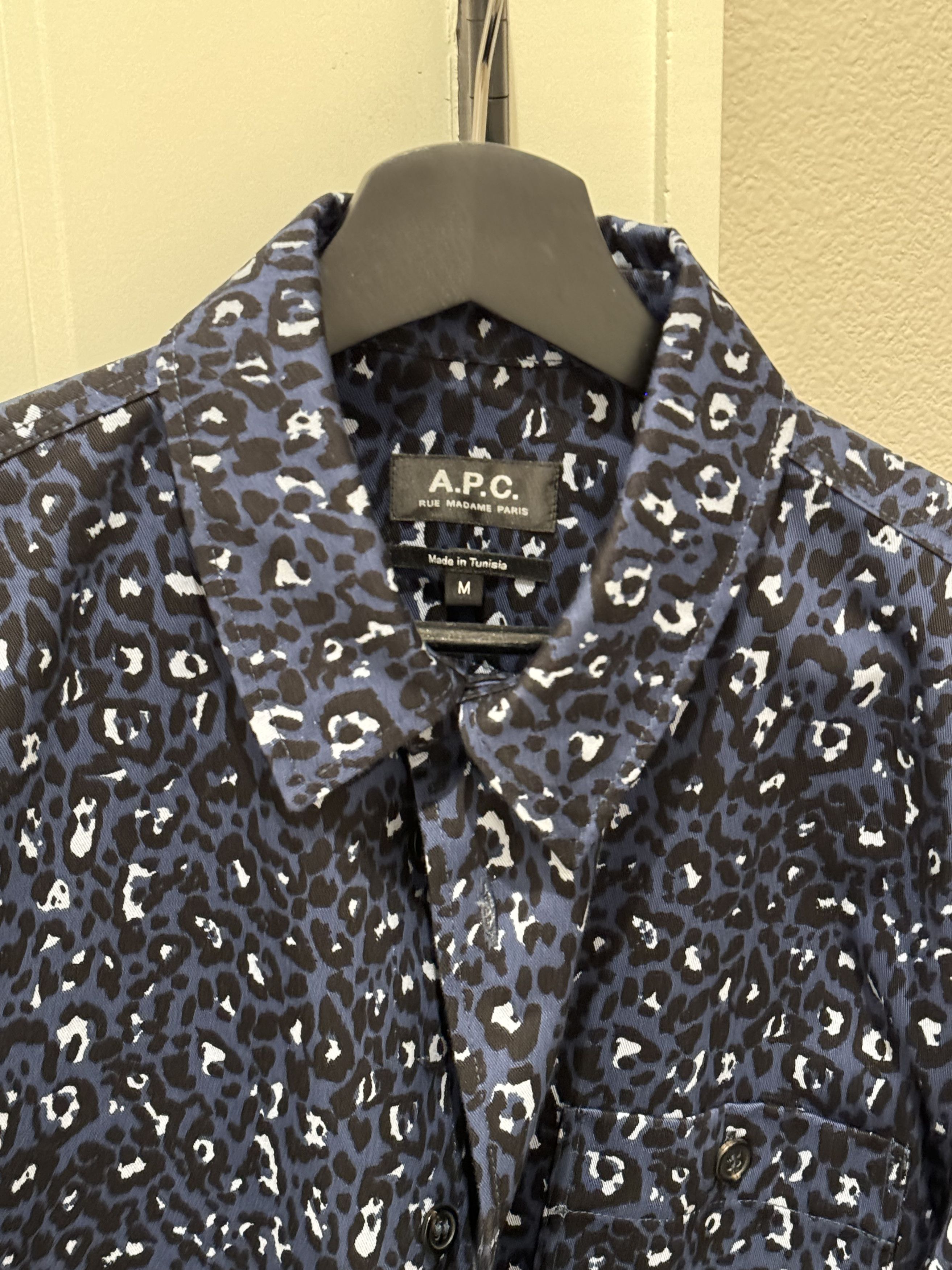 A.P.C. A.P.C. Leopard Print Shirt Jacket / Size M Size US M / EU 48-50 / 2 - 4 Thumbnail