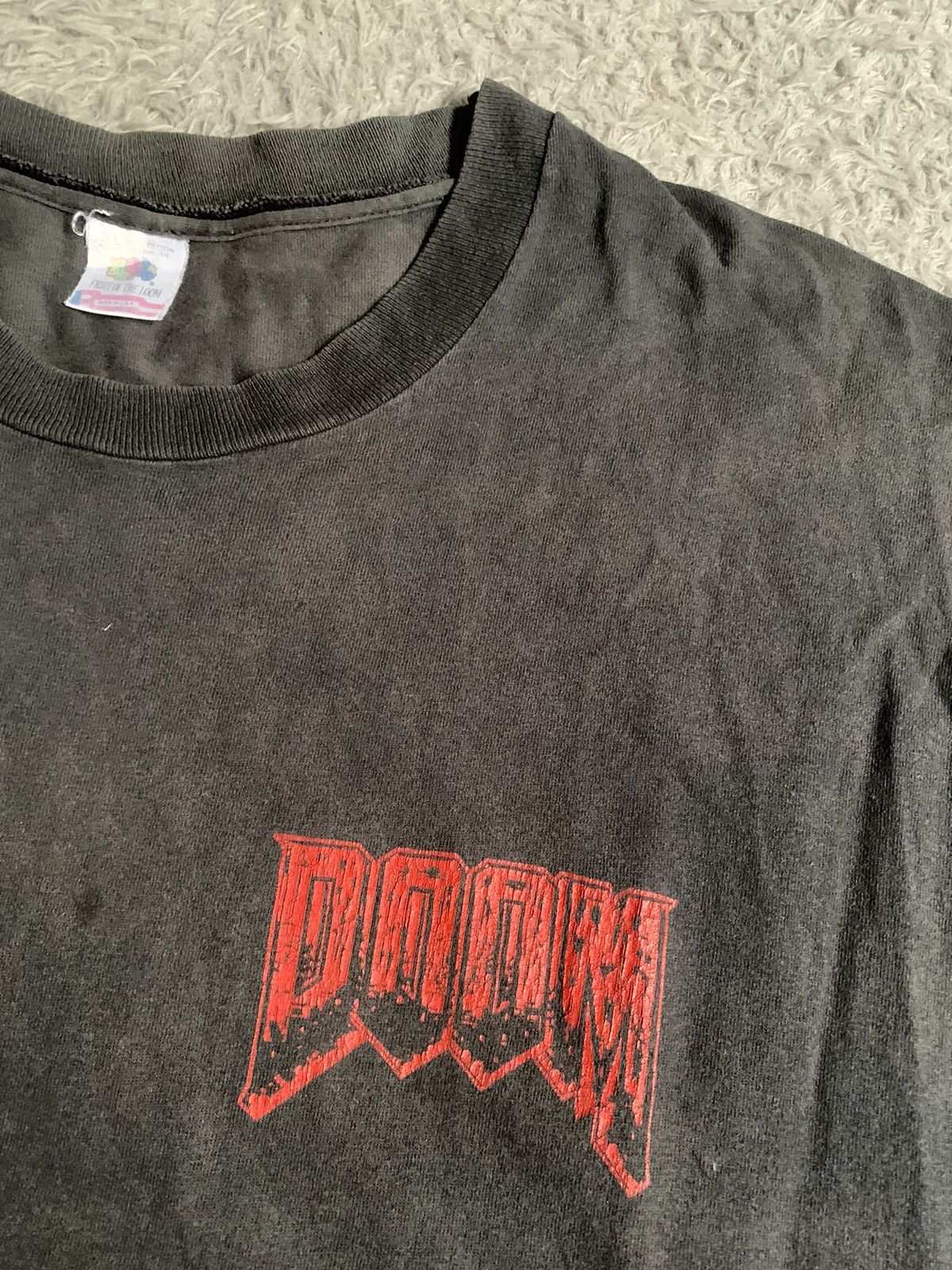 4GSELLER Vintage 90’s Thrashed Doom Video Game Promo Tee Erd Grunge Size US XL / EU 56 / 4 - 3 Thumbnail