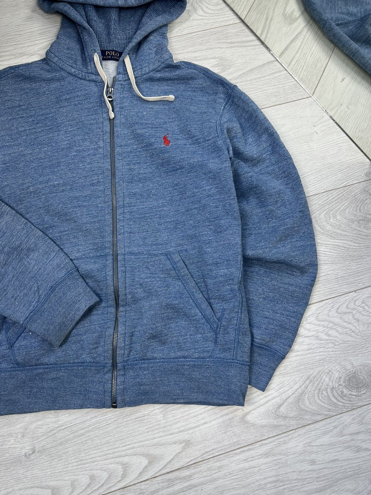 Polo Ralph Lauren × Vintage Vintage Polo By Ralph Lauren Navy Zip Up Hoodie Size US M / EU 48-50 / 2 - 5 Thumbnail