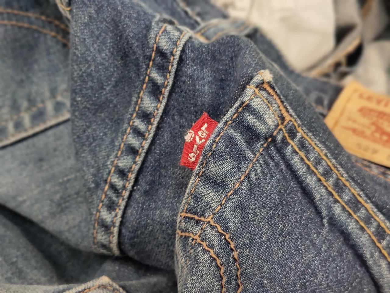 Levi's Vintage 90's levis 529 Distressed Denim flared bootcut Jeans Size 29" - 17 Thumbnail