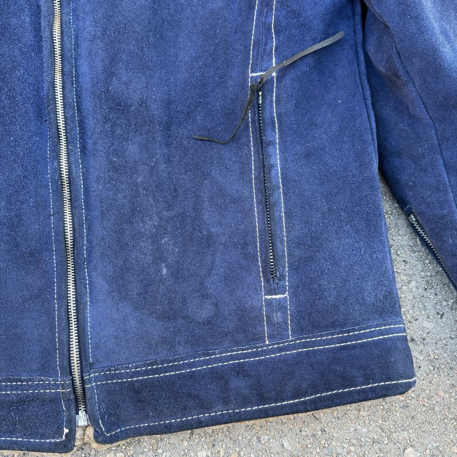 Harley Davidson × Leather × Vintage Vintage 70s Harley Davidson AMF Suede Sherpa Leather Jacket Size US L / EU 52-54 / 3 - 2 Thumbnail