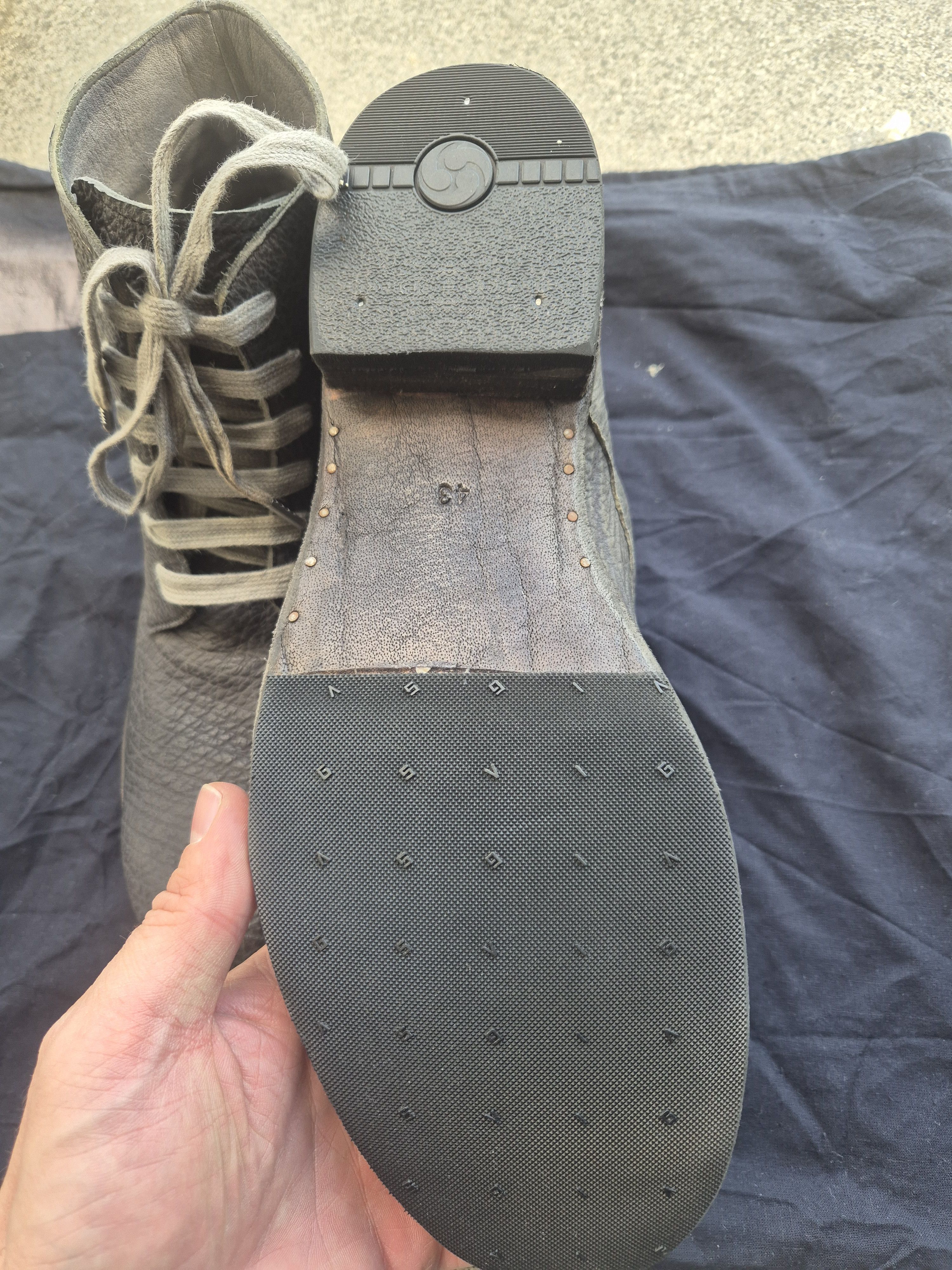 A1923 A1923 / a diciannoveventitre 06 boots squalo 43 anthrazite Size US 10 / EU 43 - 7 Thumbnail