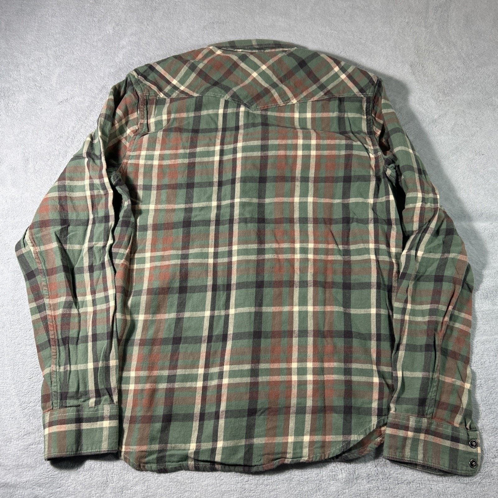 Lucky Brand Lucky Brand Flannel Pearl Snap Shirt Mens Small Long Sleeve Size US S / EU 44-46 / 1 - 11 Thumbnail