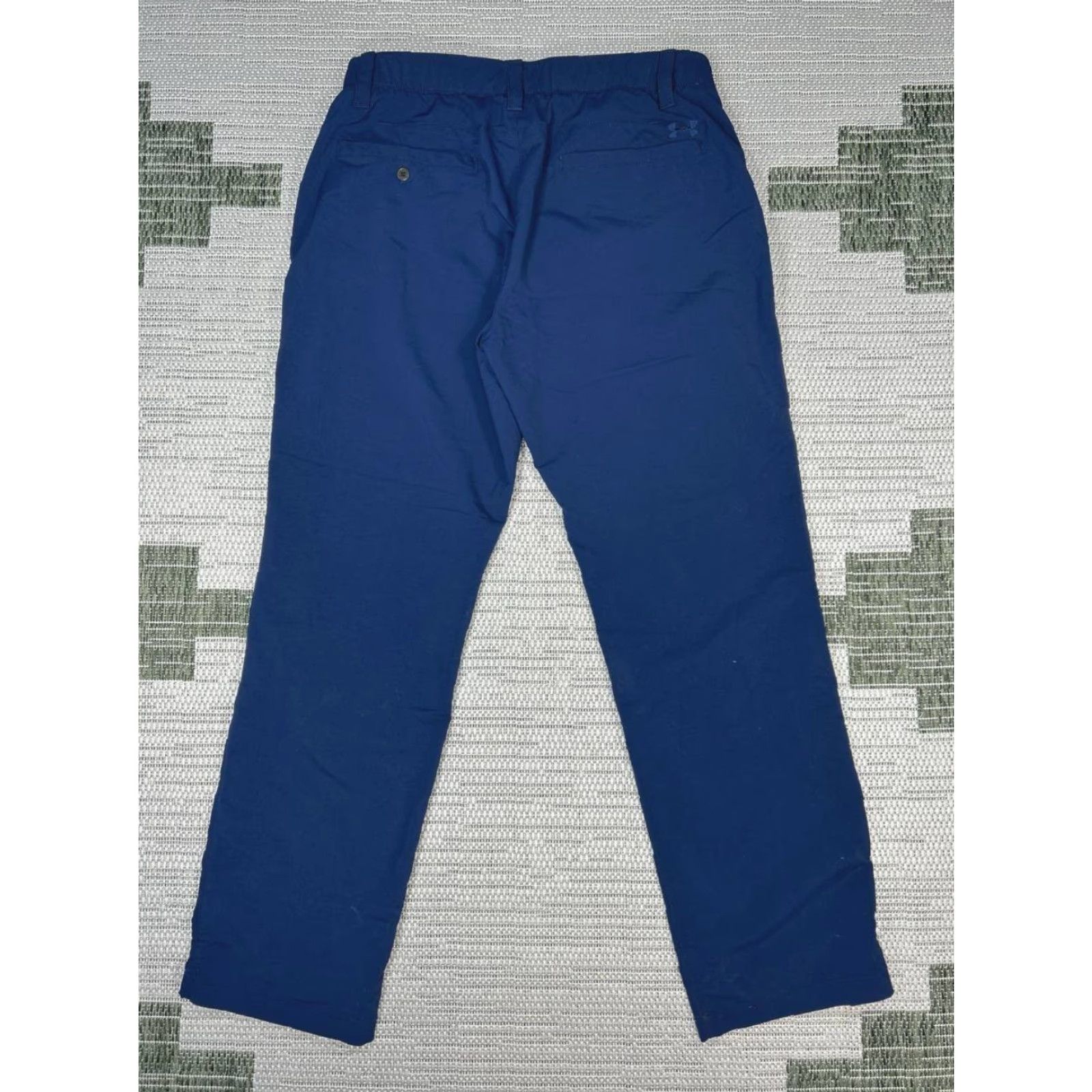 Under Armour Under Armour Performance Chino Pants Mens 36 Blue Stretch Mid Rise Straight Leg Pants Size US 36 / EU 52 - 2 Thumbnail