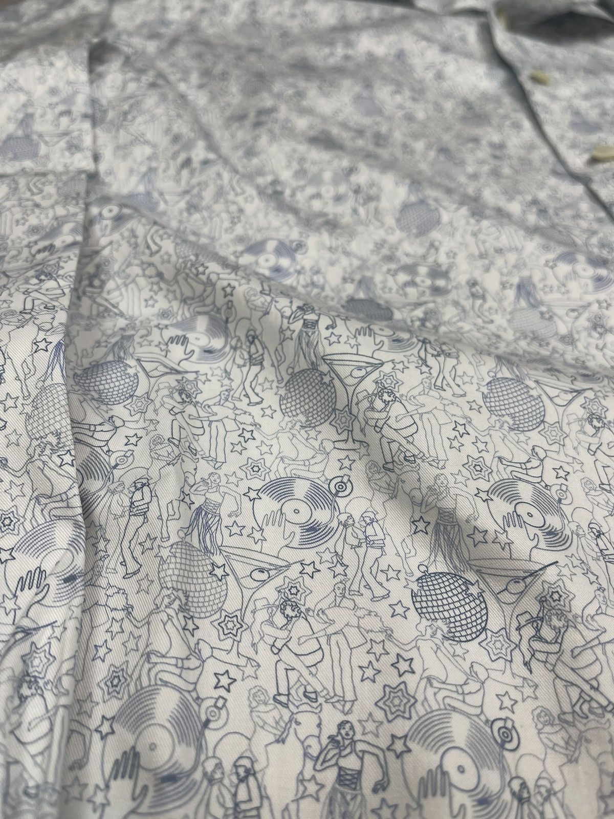 Eton × Vintage Luxury Eton Beautiful Shirt white multilogo Size US XL / EU 56 / 4 - 4 Thumbnail