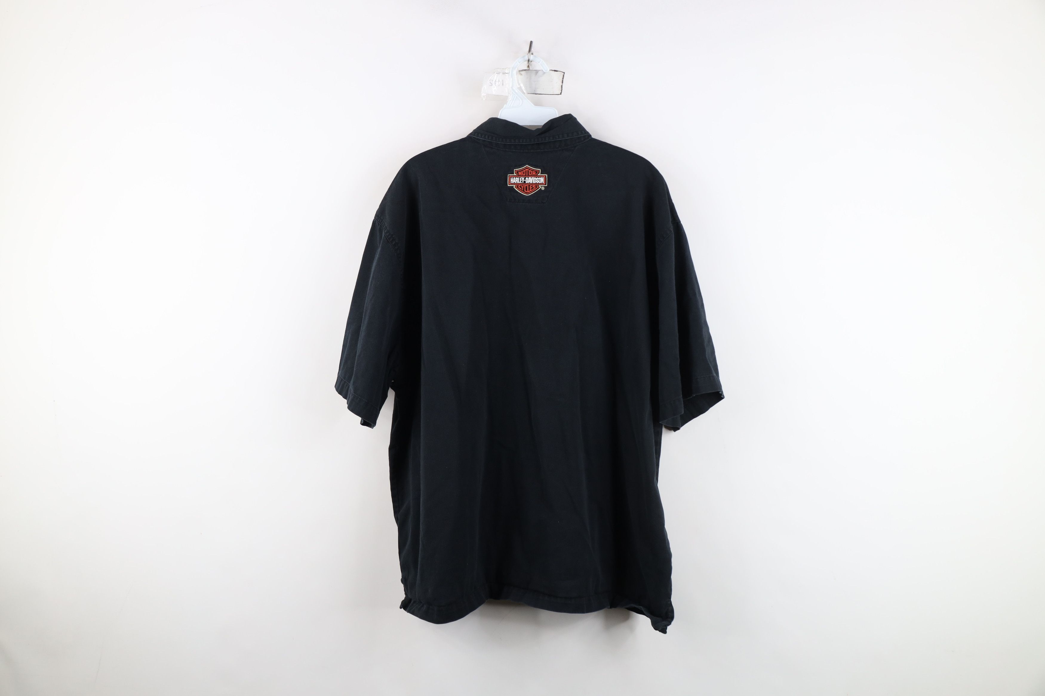 Harley Davidson Vintage Harley Davidson Mechanic Pit Crew Button Shirt Size US XL / EU 56 / 4 - 13 Thumbnail