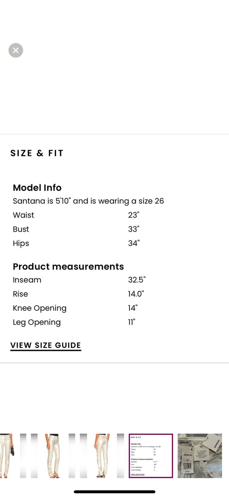 Simkhai Simkhai Skinny Jeans Size 30" / US 8 / IT 44 - 7 Thumbnail