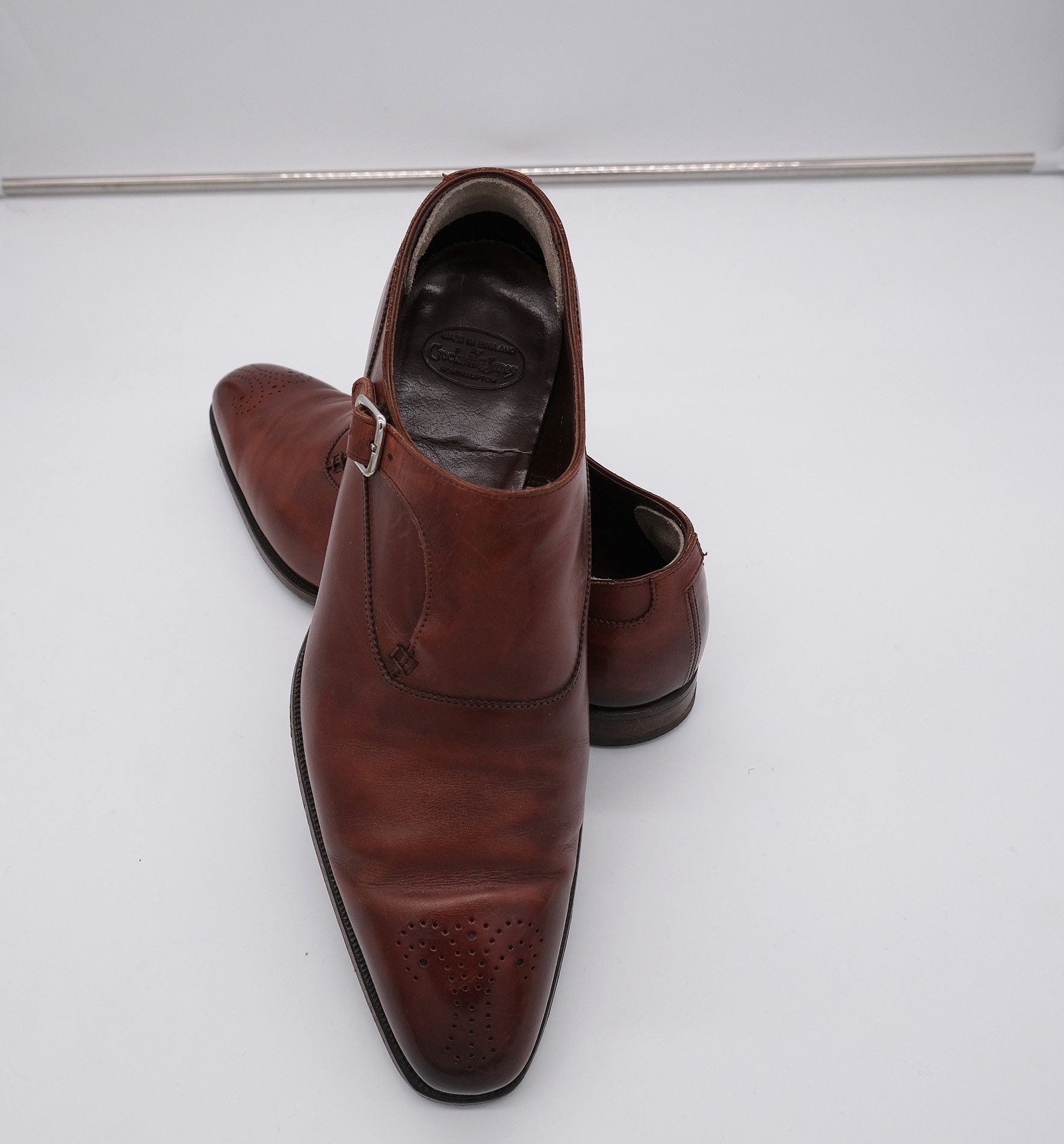 Crockett & Jones Crockett & Jones, red-brown monk shoes, size 8UK, Hand Grade Size US 9 / EU 42 - 6 Thumbnail