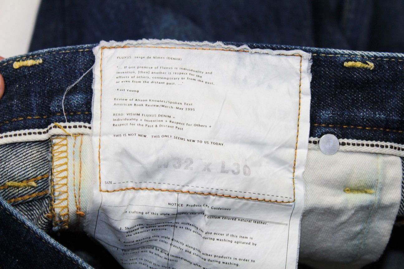 Visvim Fluxus 03R Jeans Size US 30 / EU 46 - 4 Thumbnail