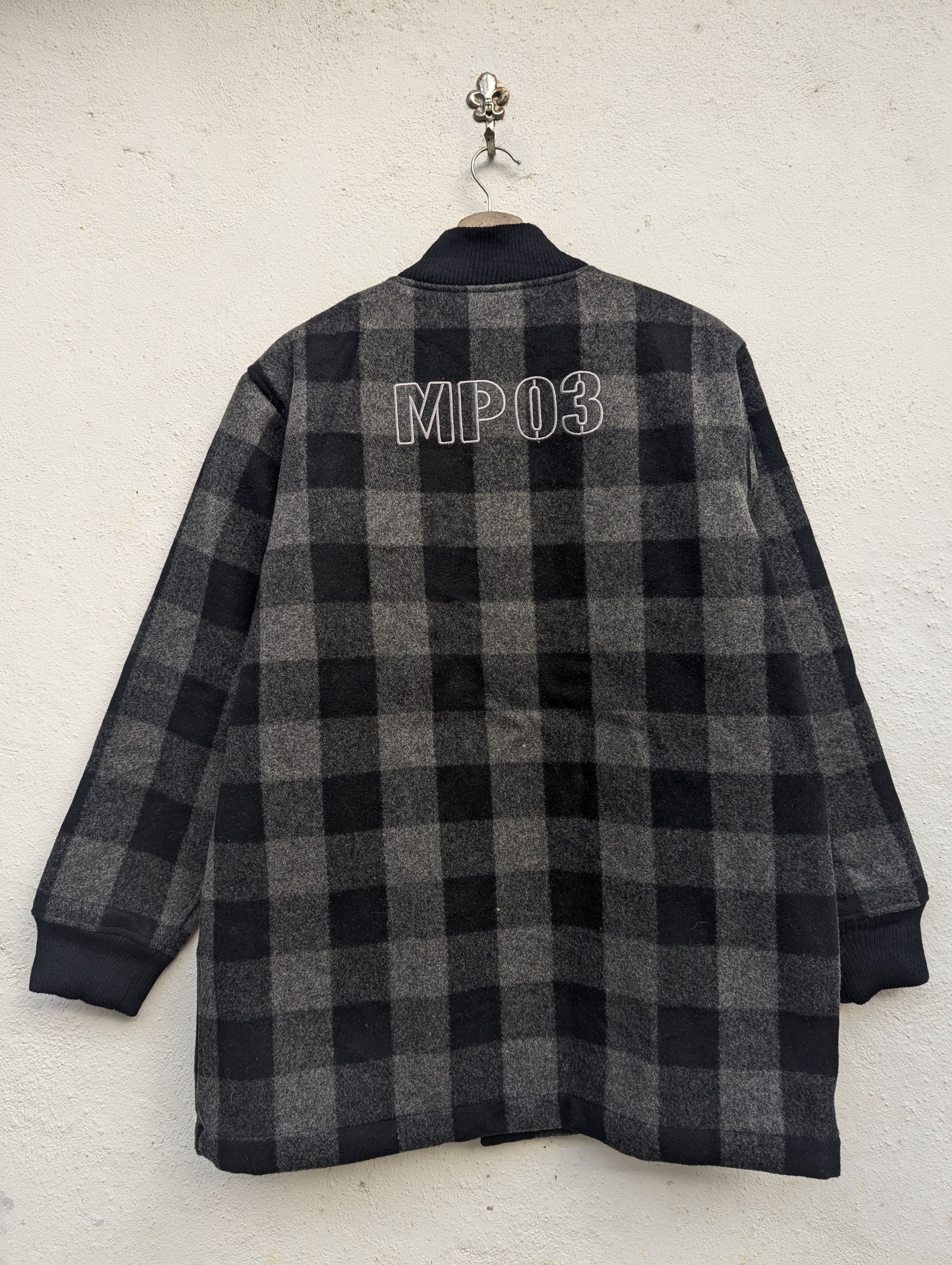 Japanese Brand MINOR PROBLEM CHECK PLAID TARTAN SNAP BUTTON JACKET Size US M / EU 48-50 / 2 - 12 Thumbnail
