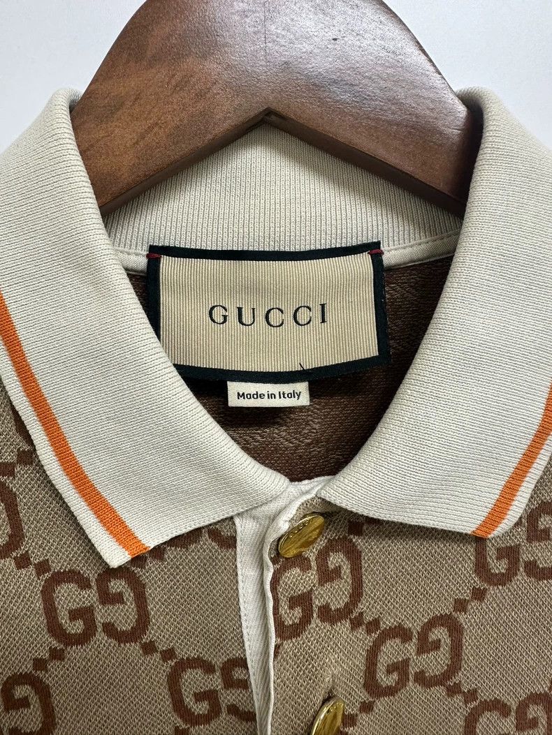 Gucci Gucci Full-print polo shirt Size US L / EU 52-54 / 3 - 3 Thumbnail