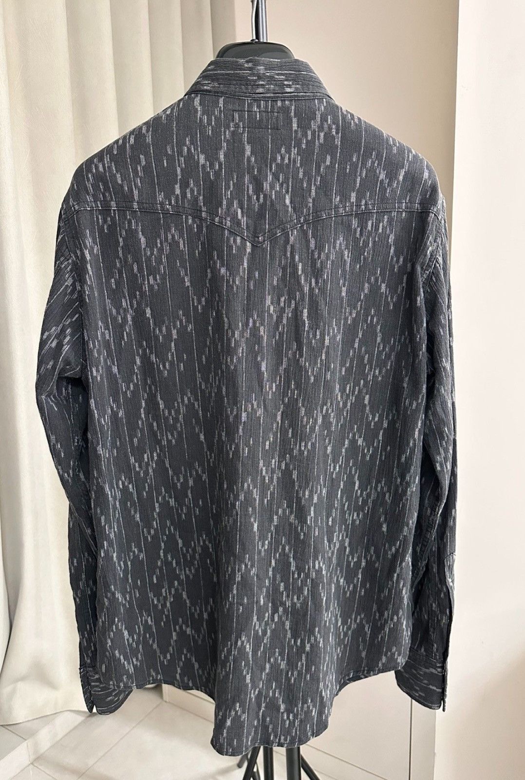 Saint Laurent Paris Saint Laurent SS17 Western Indian Style Striped Shirt Size US L / EU 52-54 / 3 - 2 Thumbnail