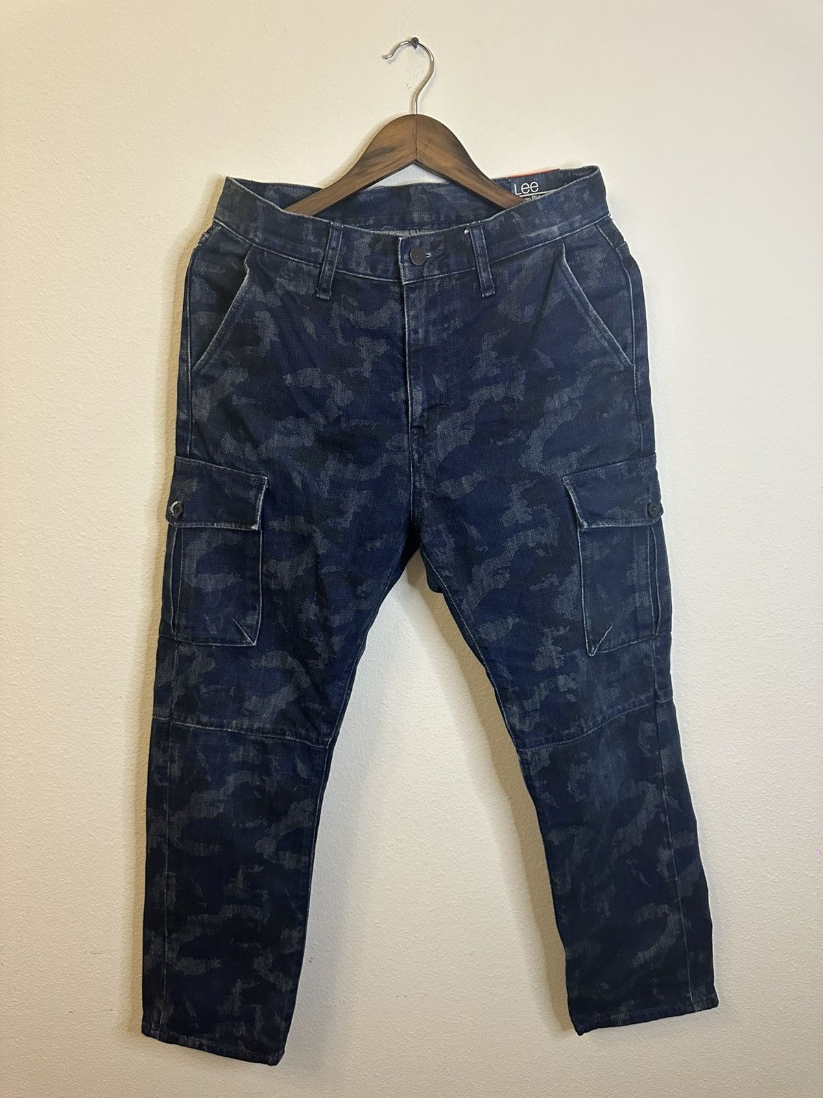 Lee Rare Vintage Lee Blue Camo Denim Size 28 Good Condition Size US 28 / EU 44 - 1 Thumbnail