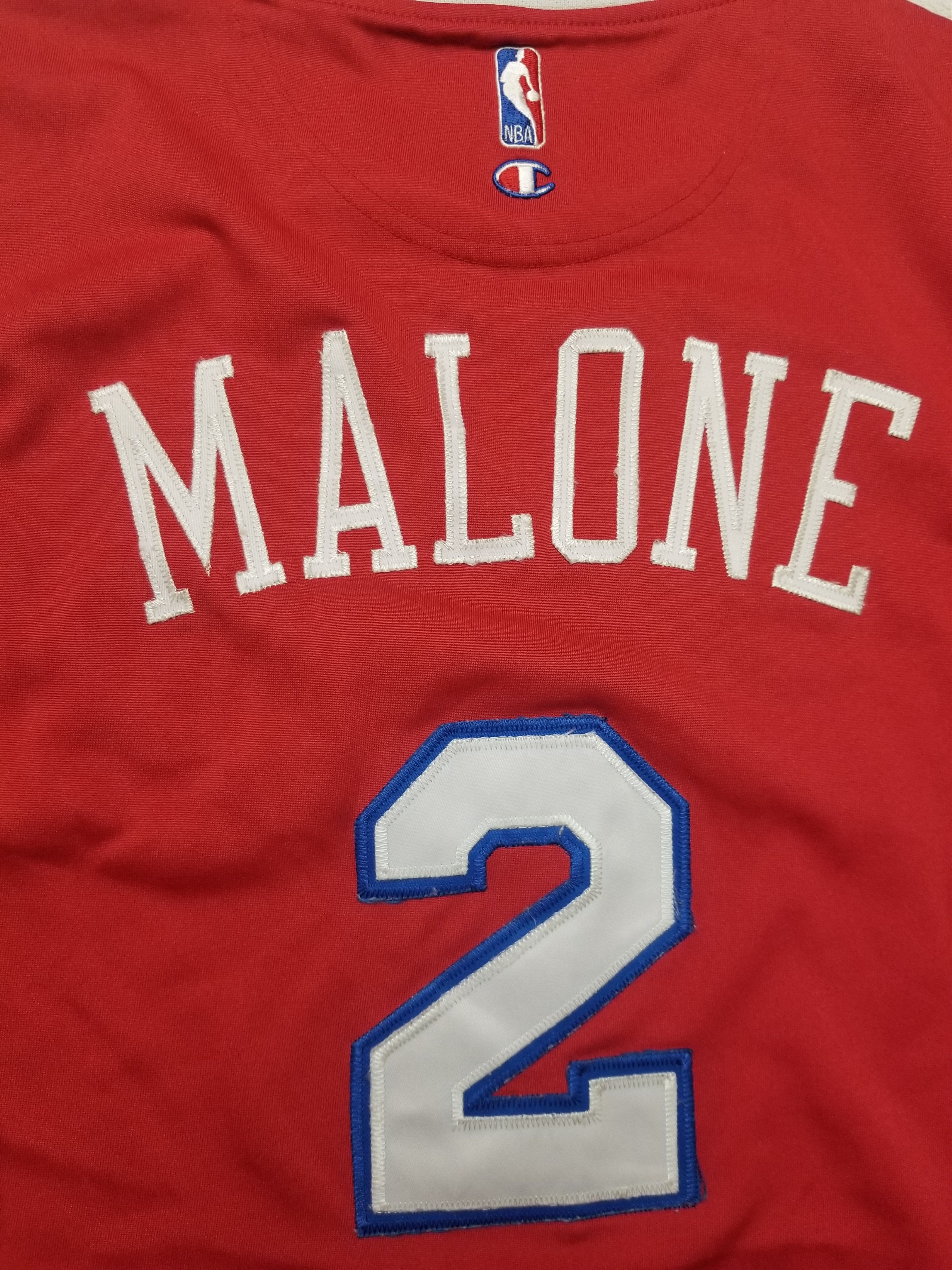 Champion Moses Malone Philadelphia 76ers NBA Hardwood Classics Shirt Size US XL / EU 56 / 4 - 10 Thumbnail