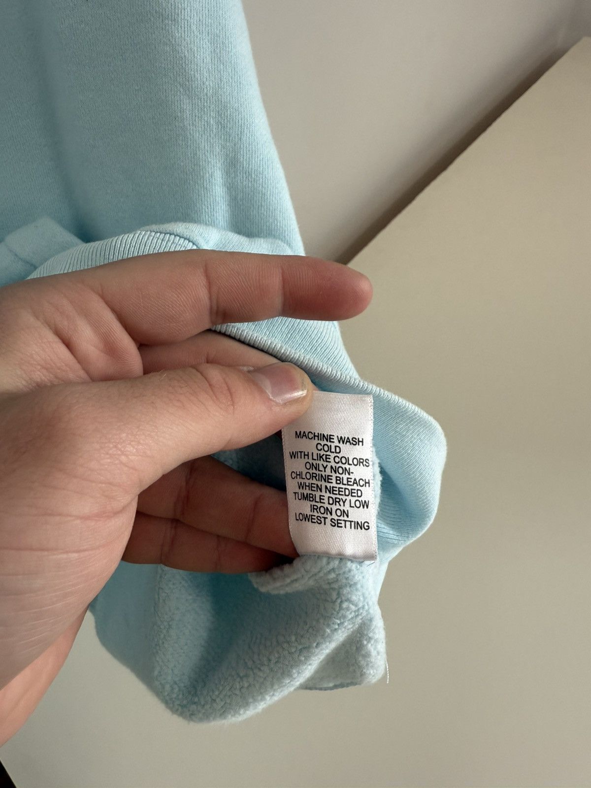 Fear of God Fear of God Essentials 3M Logo Pullover Hoodie 'Blue' Size US L / EU 52-54 / 3 - 8 Thumbnail
