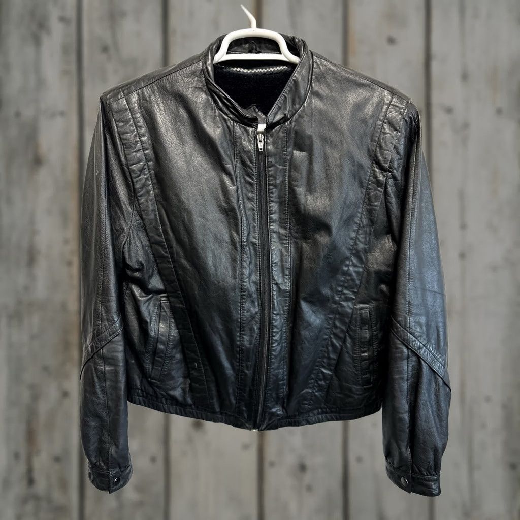 Ben Sherman VINTAGE Bermans Leather Jacket Motorcycle Size US S / EU 44-46 / 1 - 1 Thumbnail