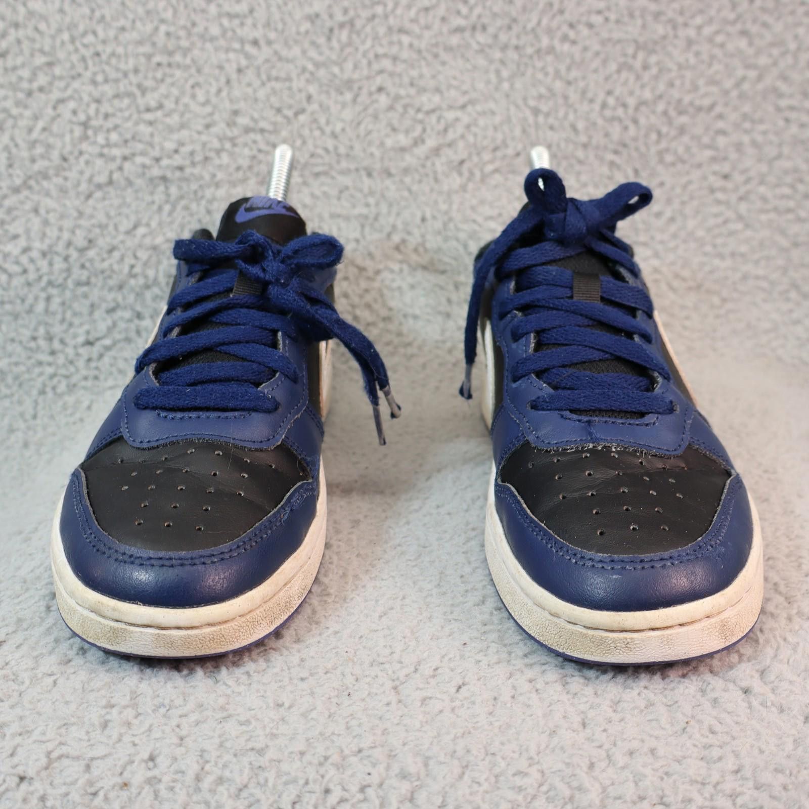 Nike Nike Court Borough Low 2 Midnight Navy White 4.5Y Youth Size US 5 / EU 37 - 2 Thumbnail