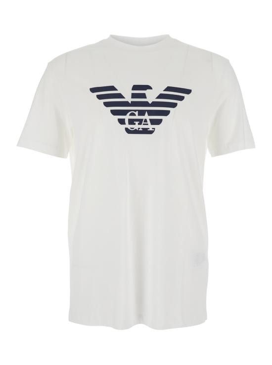 Emporio Armani EMPORIO ARMANI Men Tops 8N1TN51JPZZ0147 White Size US L / EU 52-54 / 3 - 1 Thumbnail