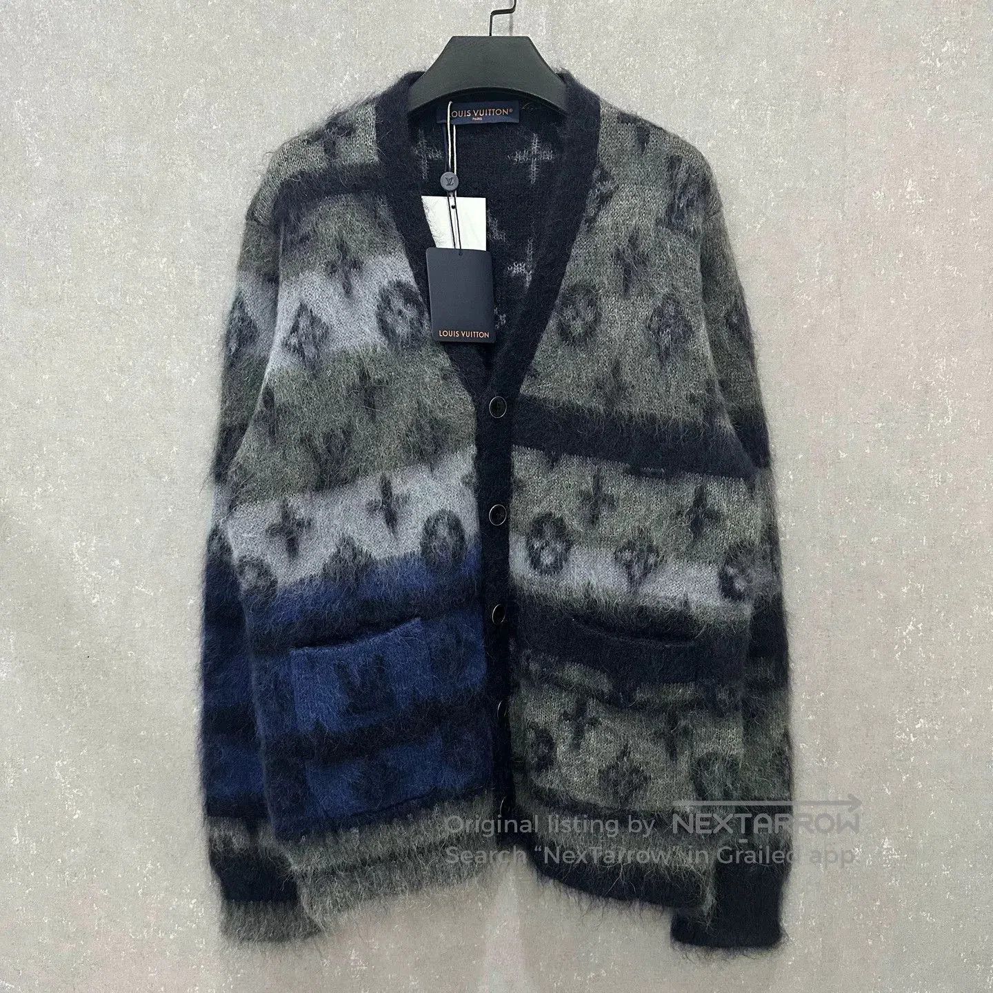 Louis Vuitton Louis Vuitton Monogram Mohair Cardigan. Size US M / EU 48-50 / 2 - 1 Thumbnail