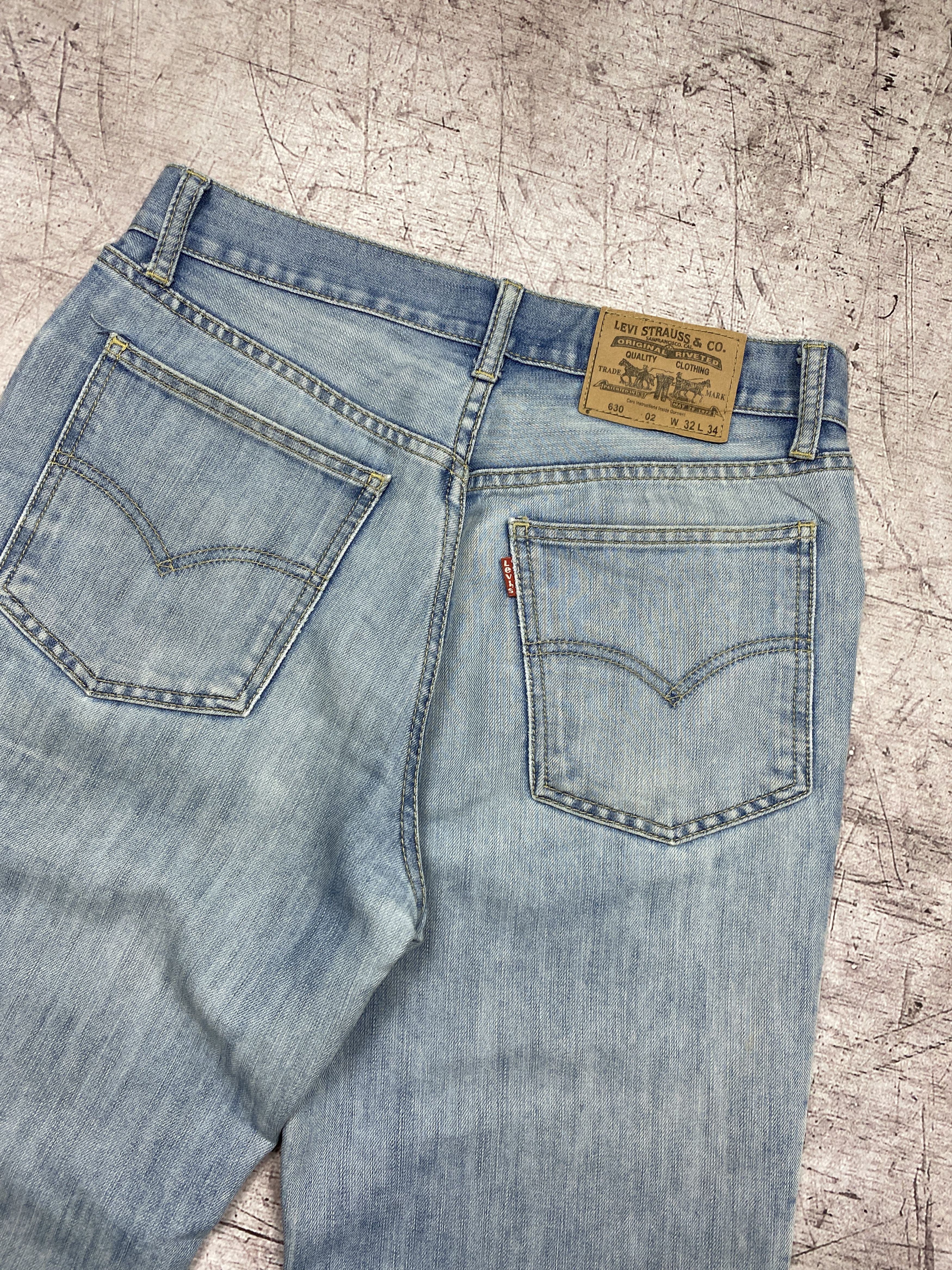 Levi's × Vintage Levis 630 90s Vintage Mens Denim Pants Jeans Size US 34 / EU 50 - 2 Thumbnail