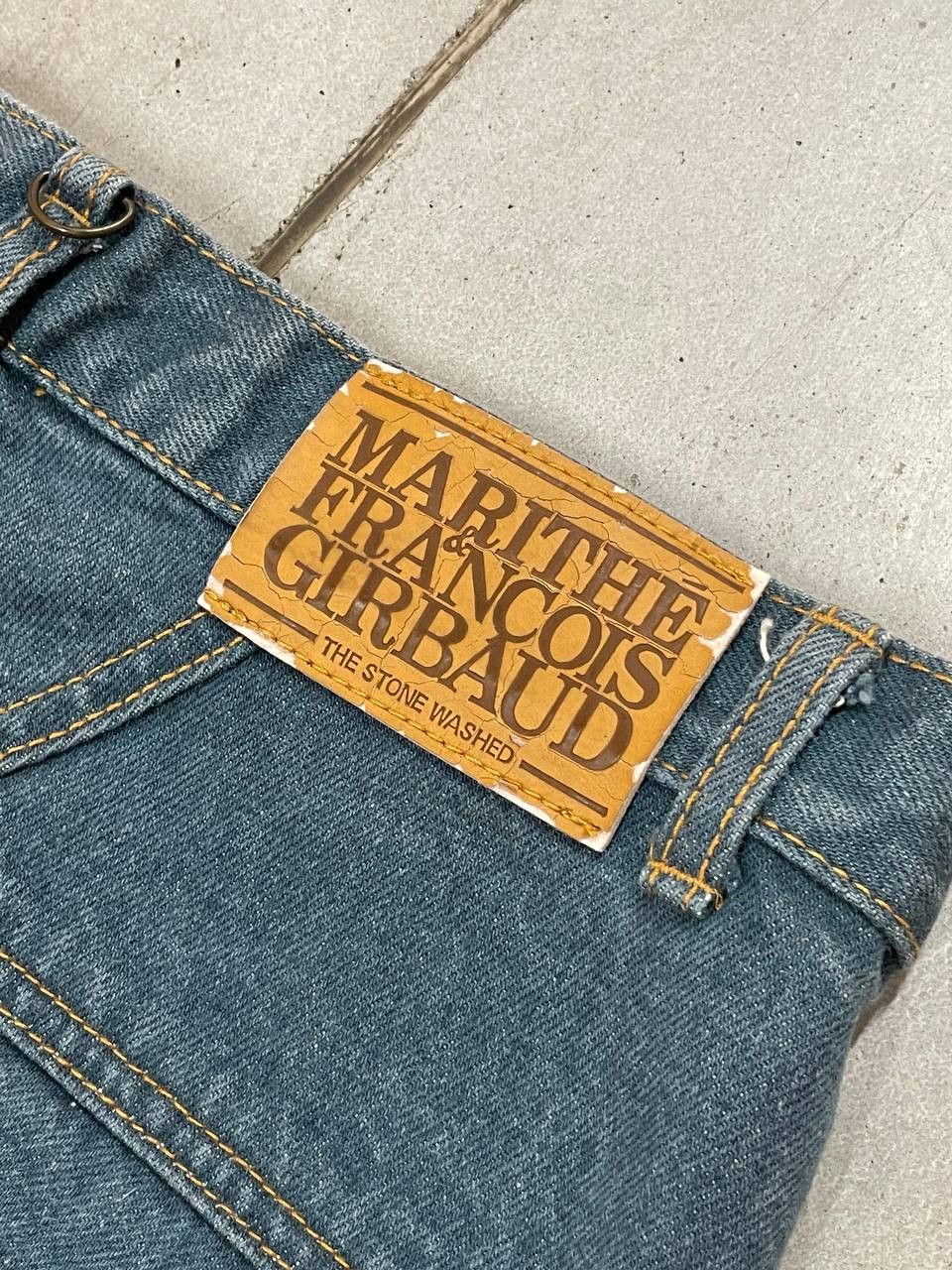 Marithe + Francois Girbaud Stone Washed Vintage Marithe Francois Girbaud Jeans Size US 31 - 5 Thumbnail