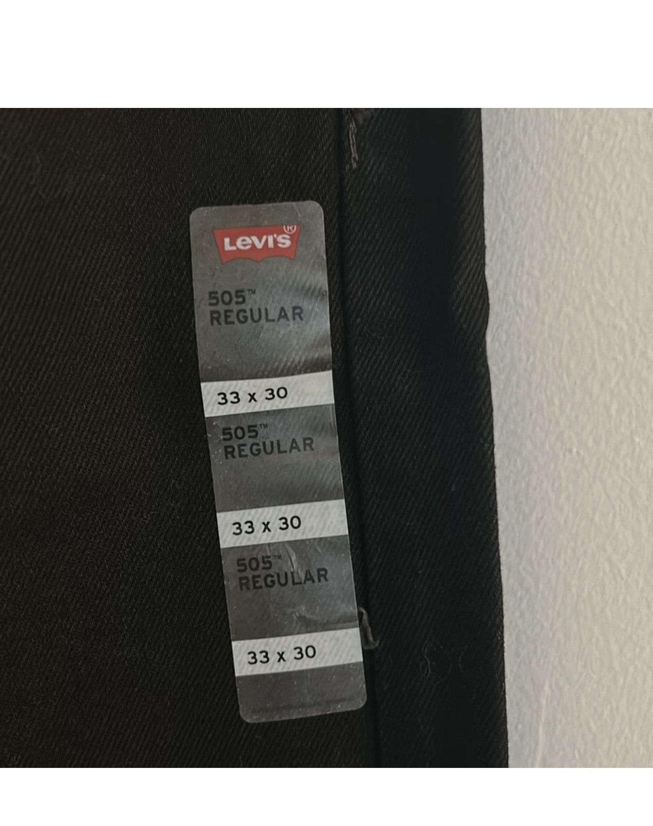 Levi's Levis Denim Black Jacket 505 Jeans Size US 33 - 7 Thumbnail