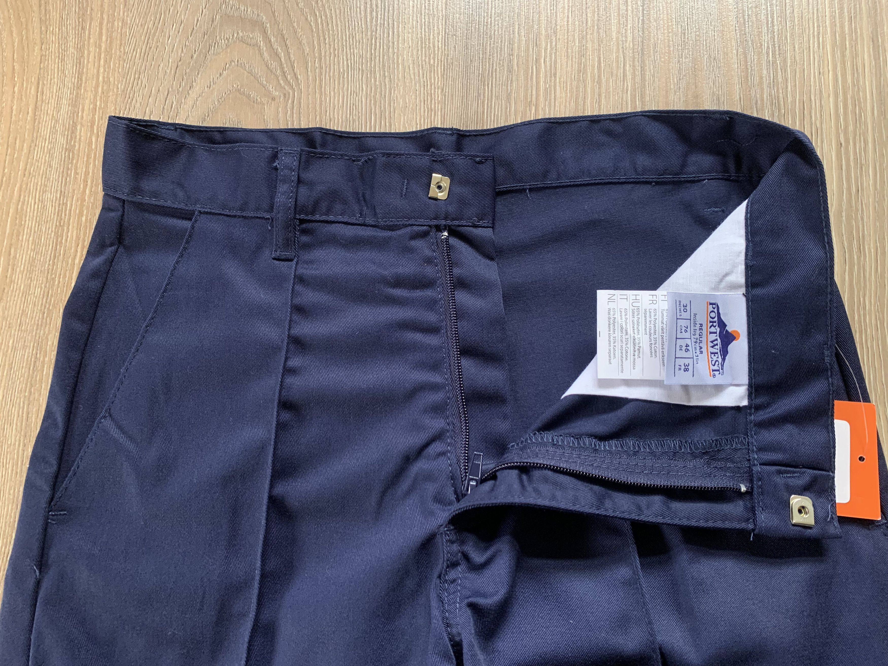 Other Portwest Fortis 245 Navy Work Trousers Size US 30 / EU 46 - 8 Thumbnail