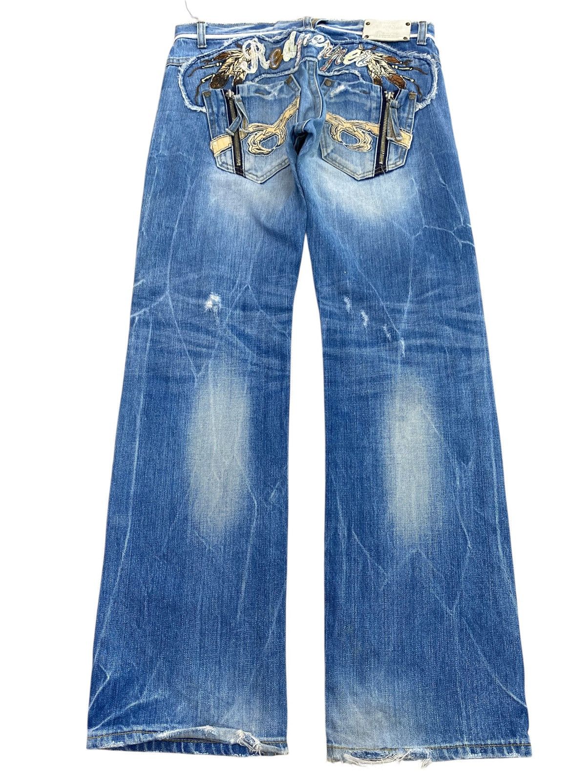 Japanese Brand Japanese Brand Redpepper Faded Wash Distressed Style Size US 35 - 3 Thumbnail