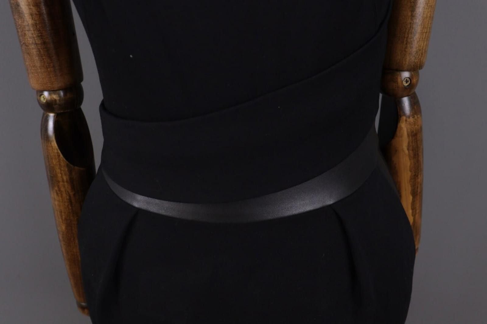 The Kooples The Kooples Black Bodycon A-Line Tank Short Dress Size 34 Size M / US 6-8 / IT 42-44 - 4 Thumbnail