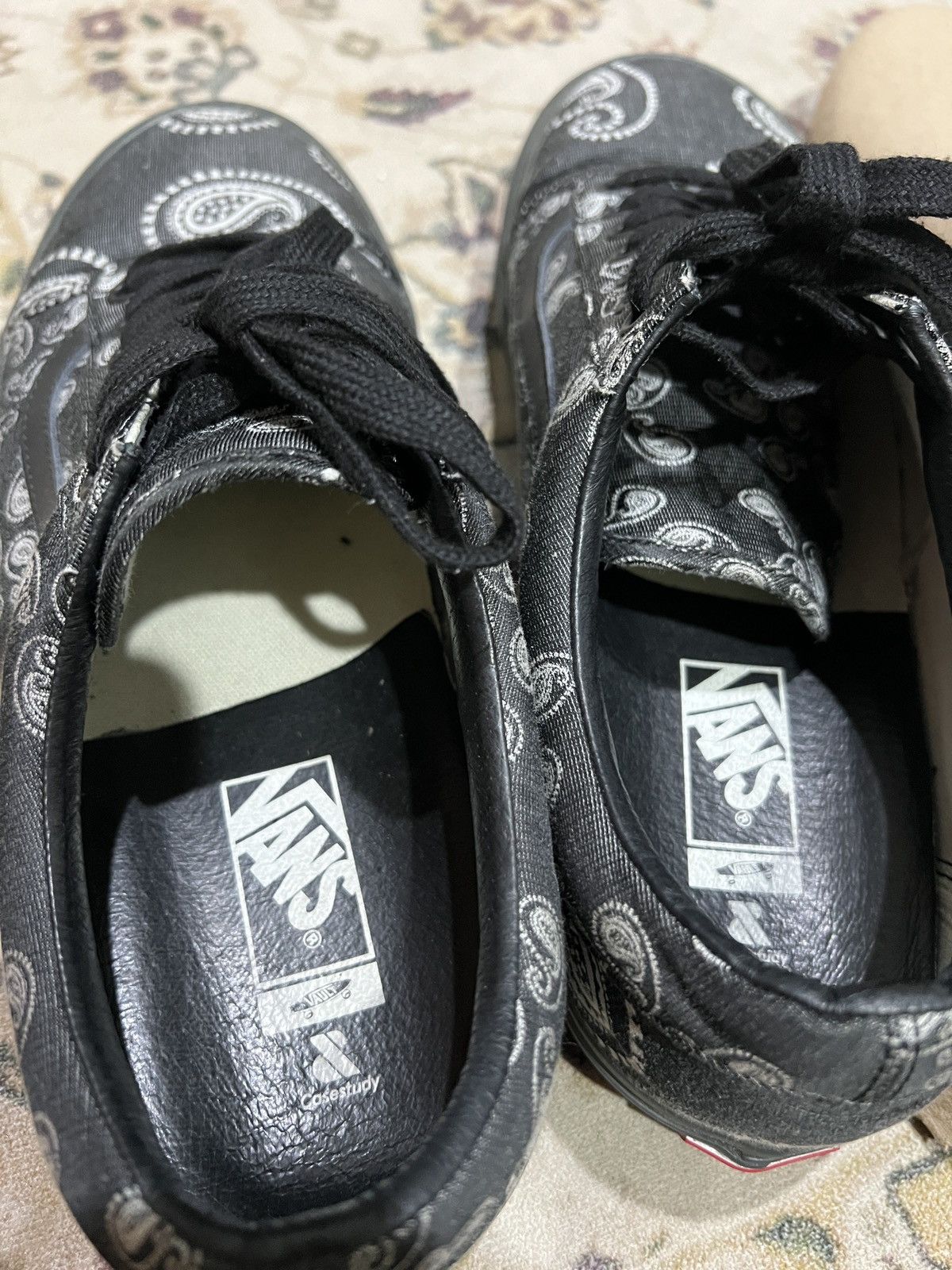 Vans Case Study X Vans Vault Jacquard Paisley Old Skool RARE Size US 11 / EU 44 - 5 Thumbnail