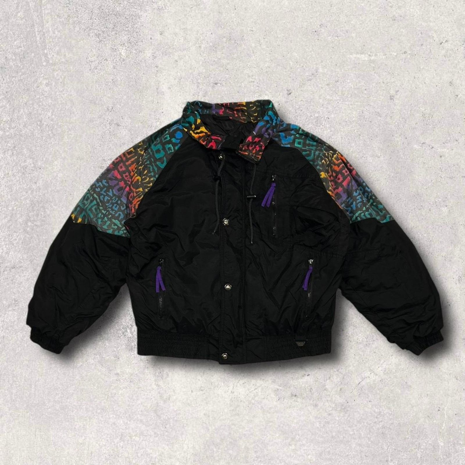 St. Johns Bay St. John’s Bay 90’s Leopard Print Full-Zip Windbreaker Size L / US 10 / IT 46 - 1 Thumbnail