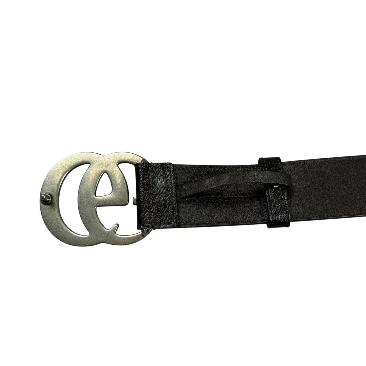 Gucci GUCCI GG-Buckle ‘Black’ Leather Belt Size 36 - 3 Thumbnail