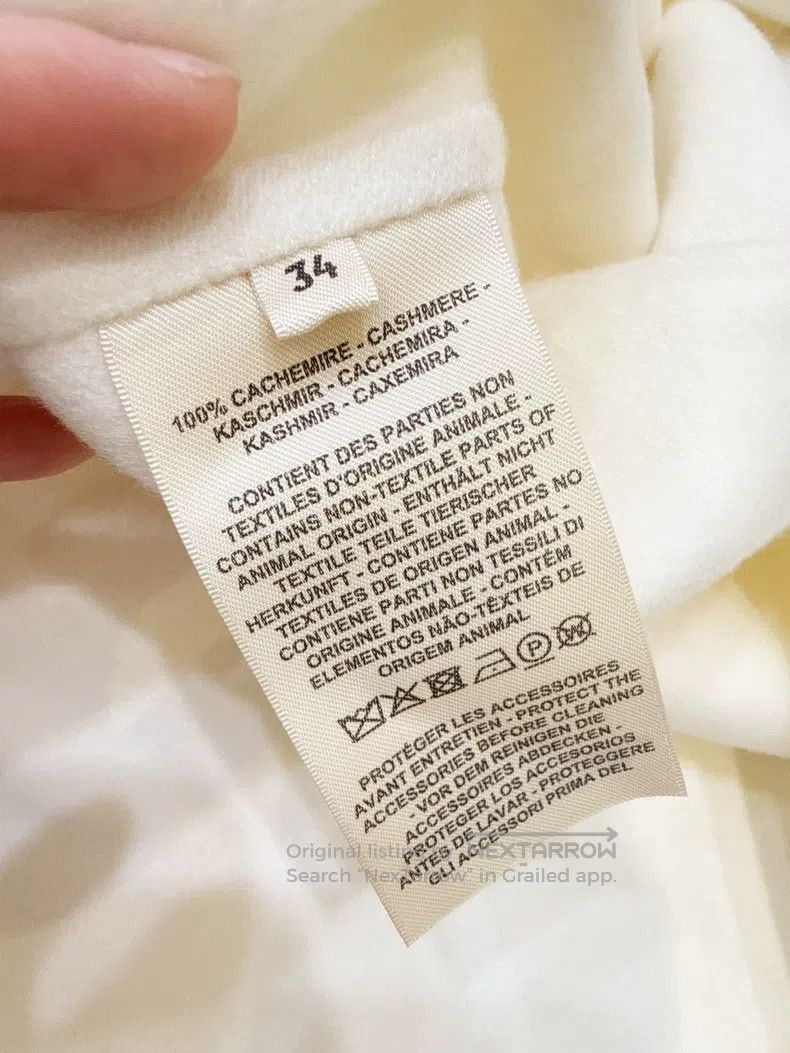 Hermes Hermes White cashmere soft and versatile vest jacket Size XXS / US 00 / IT 34 - 6 Thumbnail