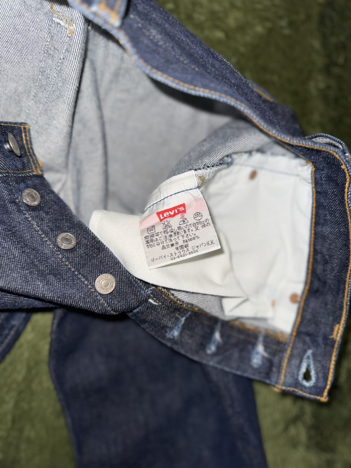 Levi's [30×36] Levi’s 501XX MADE IN USA Sashiko Custom Denim Pants Size US 30 / EU 46 - 4 Thumbnail