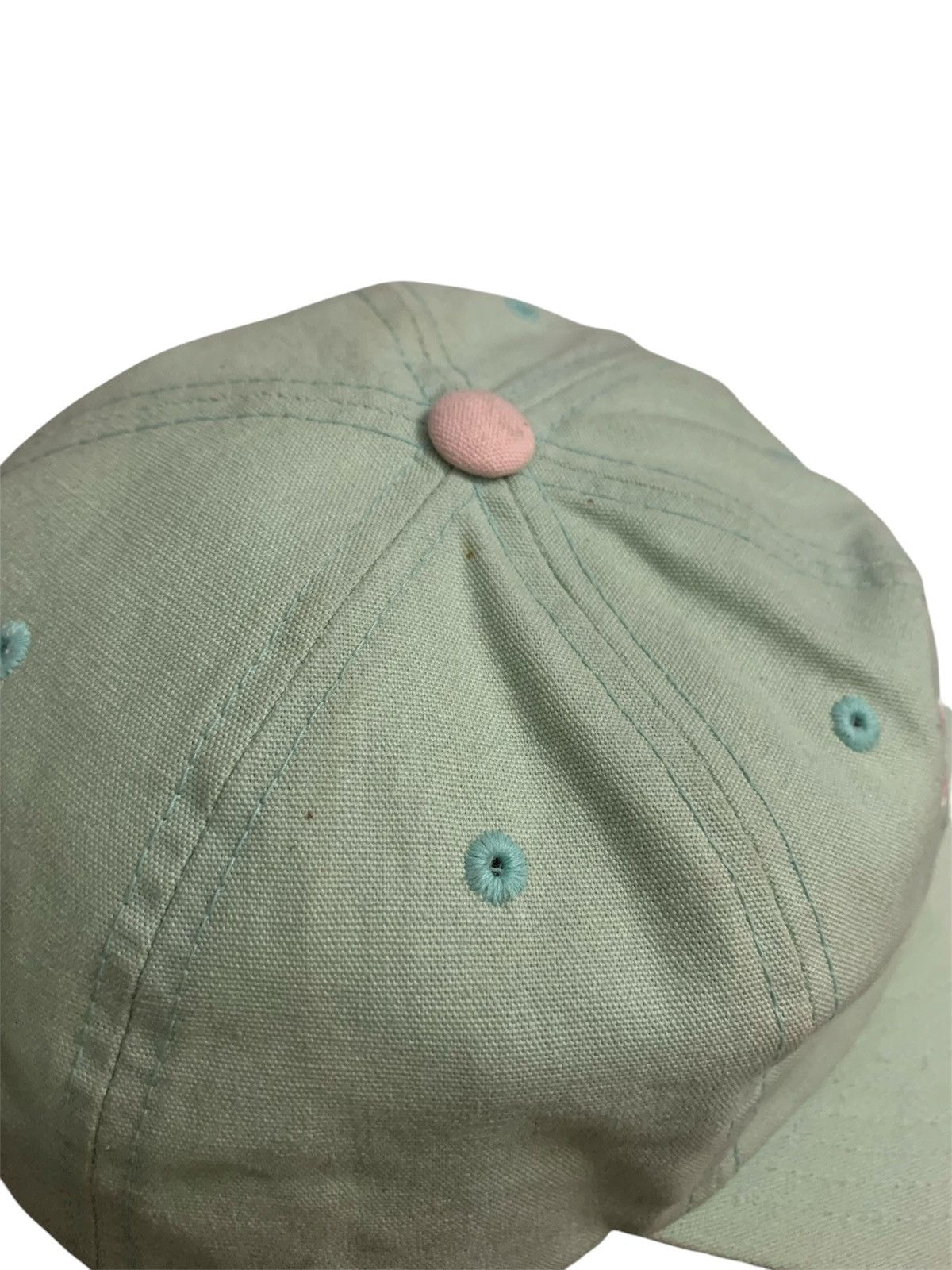 Rick Owens × Stussy Stussy Crown Low Pro Cap Turquoise Dad Hat Skate Style Size ONE SIZE - 9 Thumbnail