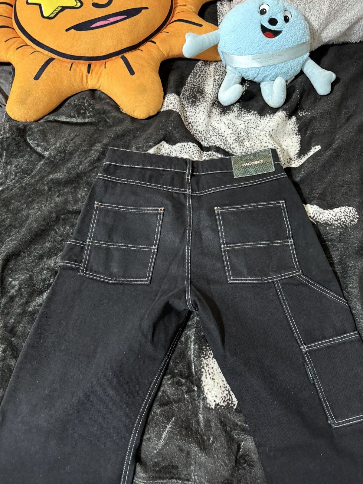 Gosha Rubchinskiy Gosha Rassvet Worket Straight Black Jeans Size US 30 / EU 46 - 2 Thumbnail