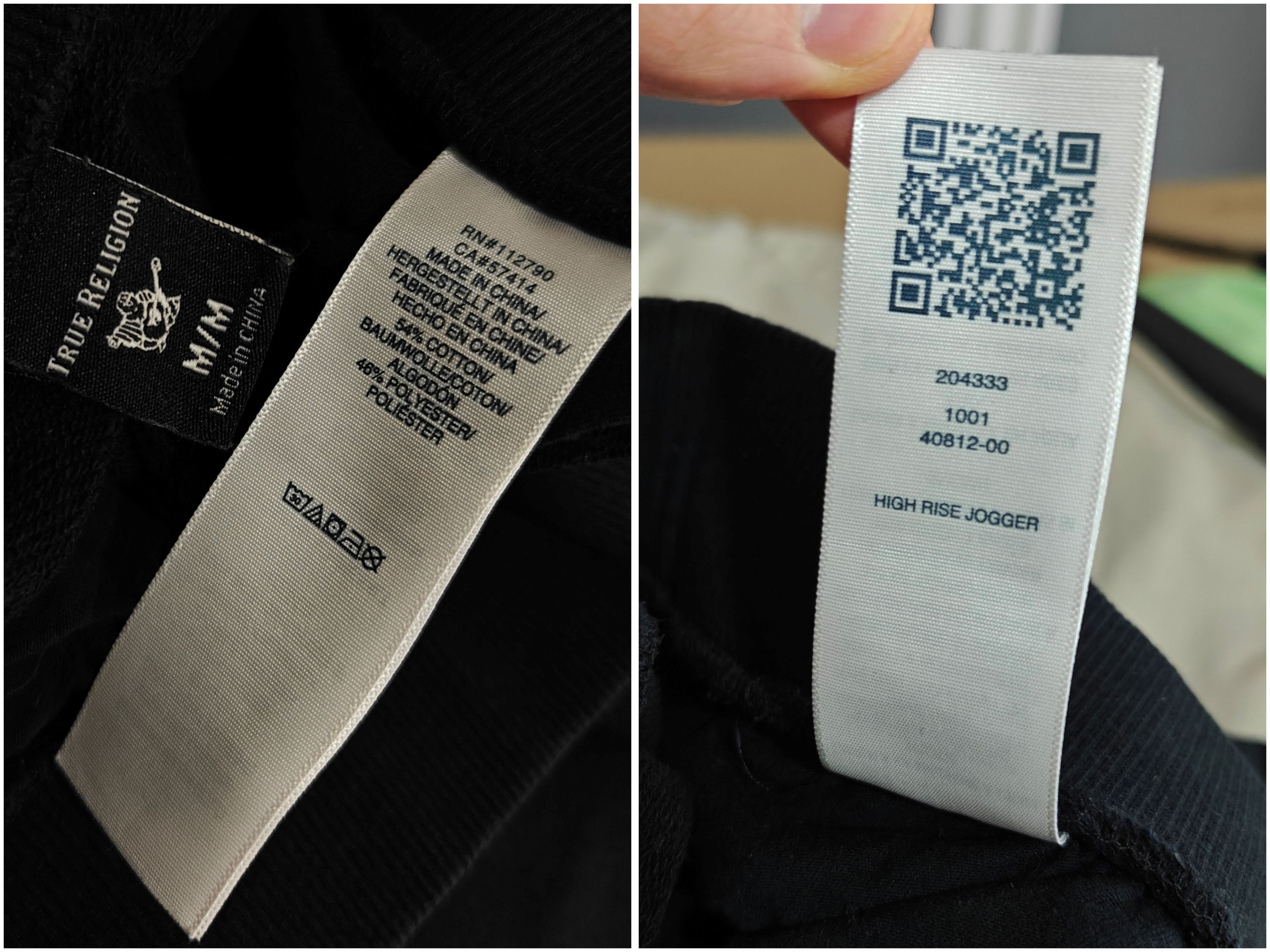 True Religion True Religion Track Pants High Rise Jogger Black size M Size 32" / US 10 / IT 46 - 9 Thumbnail