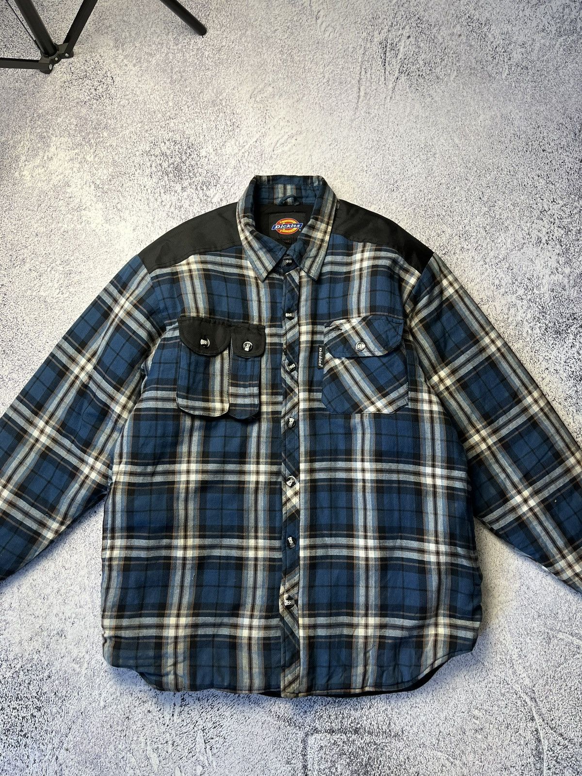 Dickies Vintage Dickies Flanel Jacket USA Streetwear Y2K Size US M / EU 48-50 / 2 - 9 Thumbnail