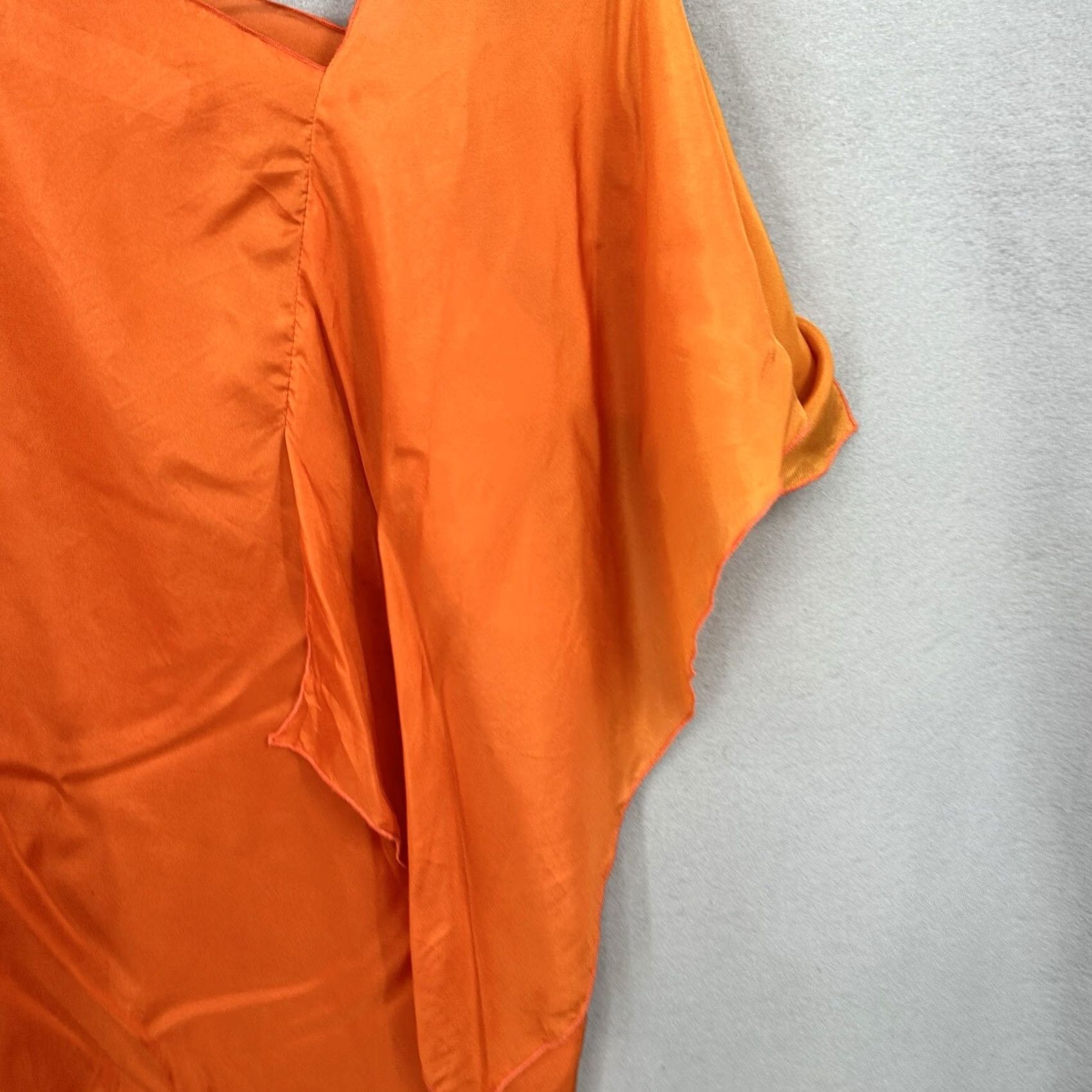 Vintage Yigal Azrouel New York Blouse Womens Small Silk Asymmetric Kimono Quiet Luxury Size S / US 4 / IT 40 - 5 Thumbnail