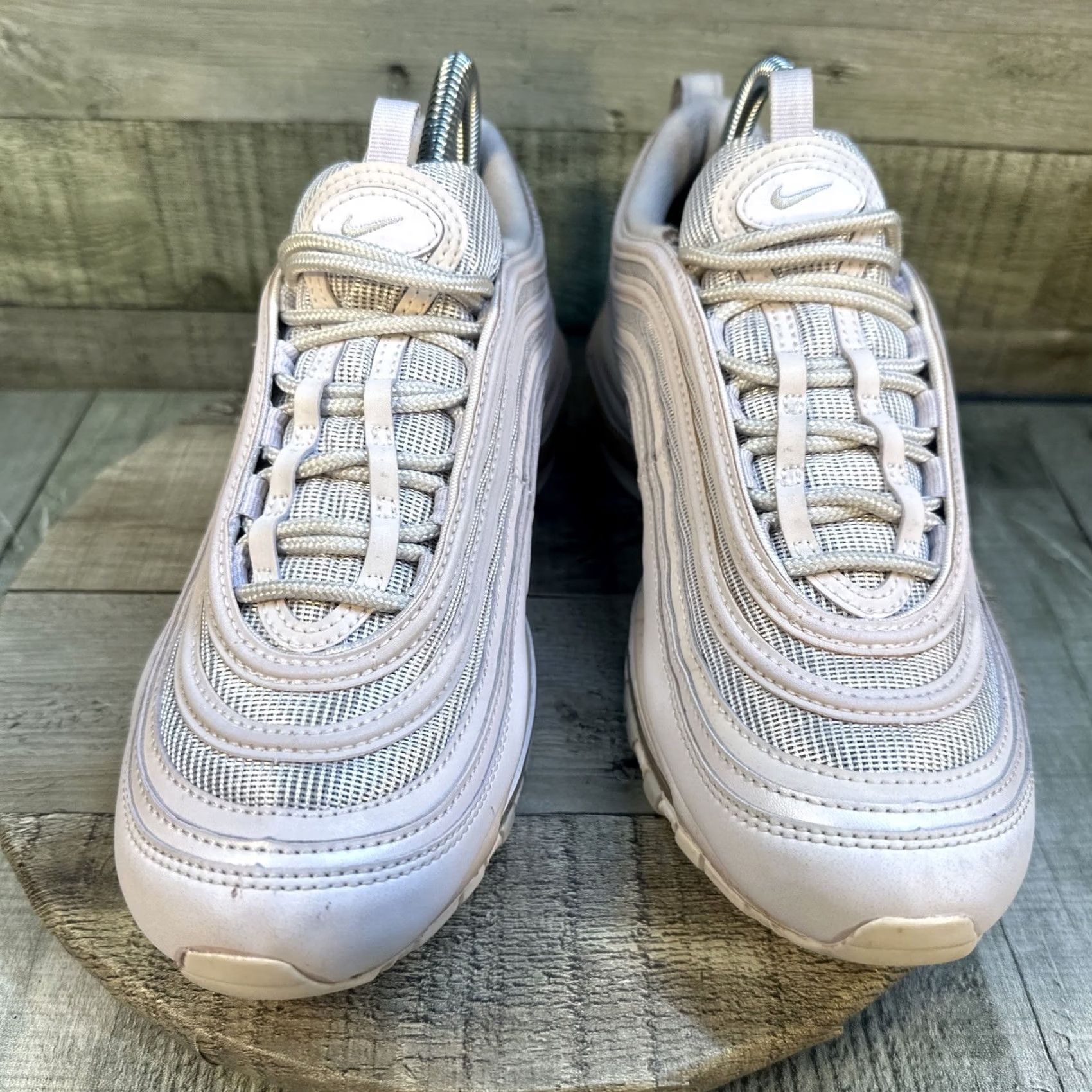 Nike Nike Air Max 97 Women’s Shoes Size 8 White Pure Platinum Sneaker 2019 Size US 8 / IT 38 - 2 Thumbnail