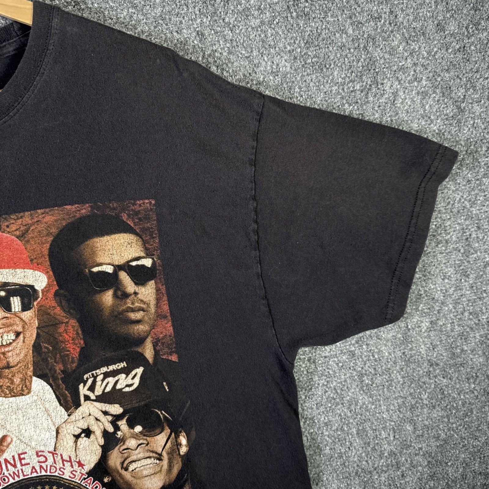 Rap Tees Vintage Rap Shirt XL Black 2001 Summer Jam Lil Wayne Kanye Size US XL / EU 56 / 4 - 3 Thumbnail