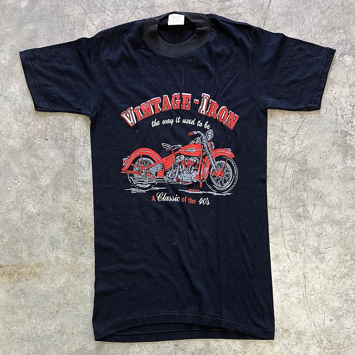Vintage Vintage Motorcycle T-Shirt Size US M / EU 48-50 / 2 - 1 Thumbnail