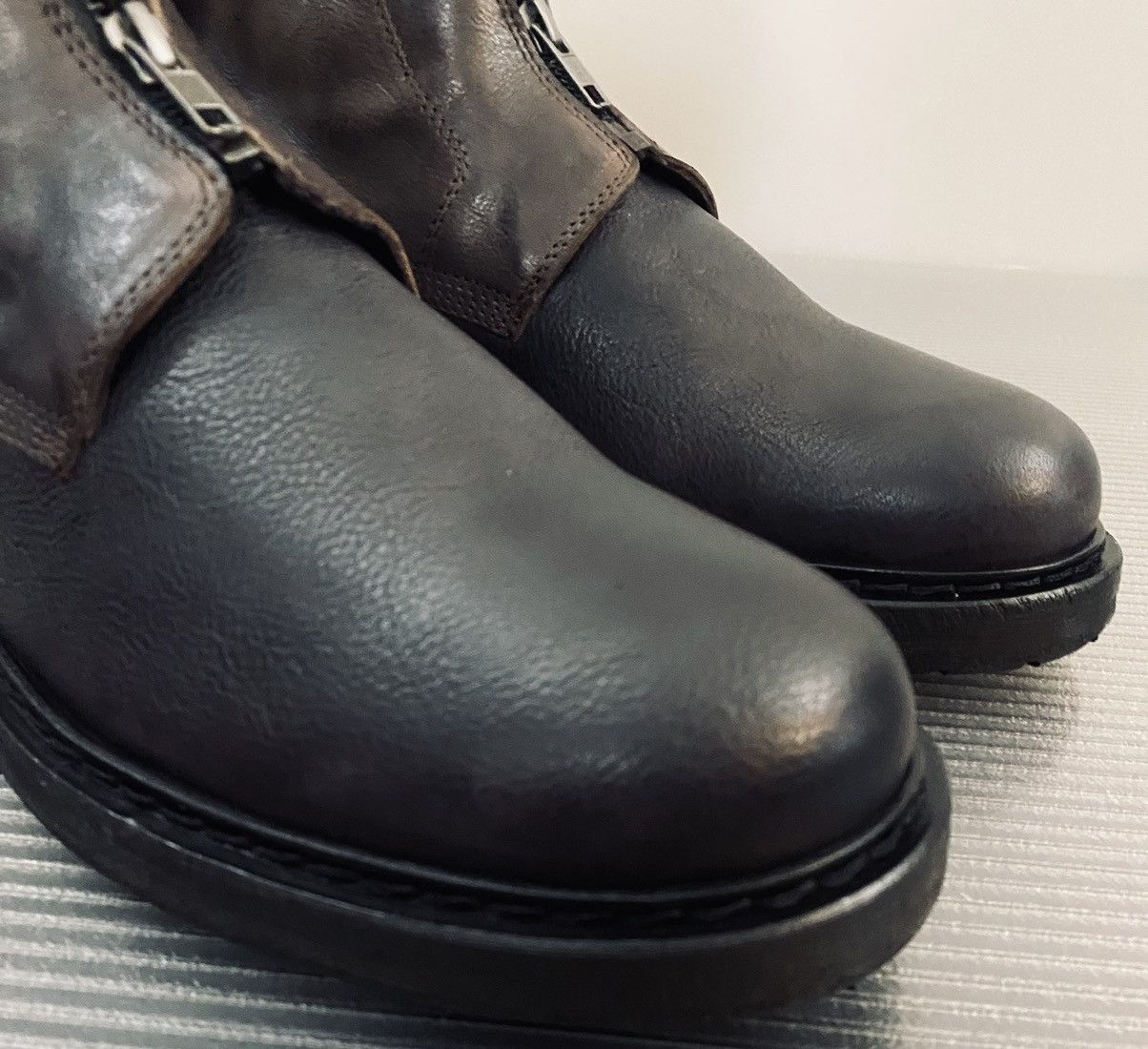 Ann Demeulemeester Ann Demeulemeester 🇮🇹 cognac/blk degrade dayzero boots 11 NEW Size US 11 / EU 44 - 9 Thumbnail