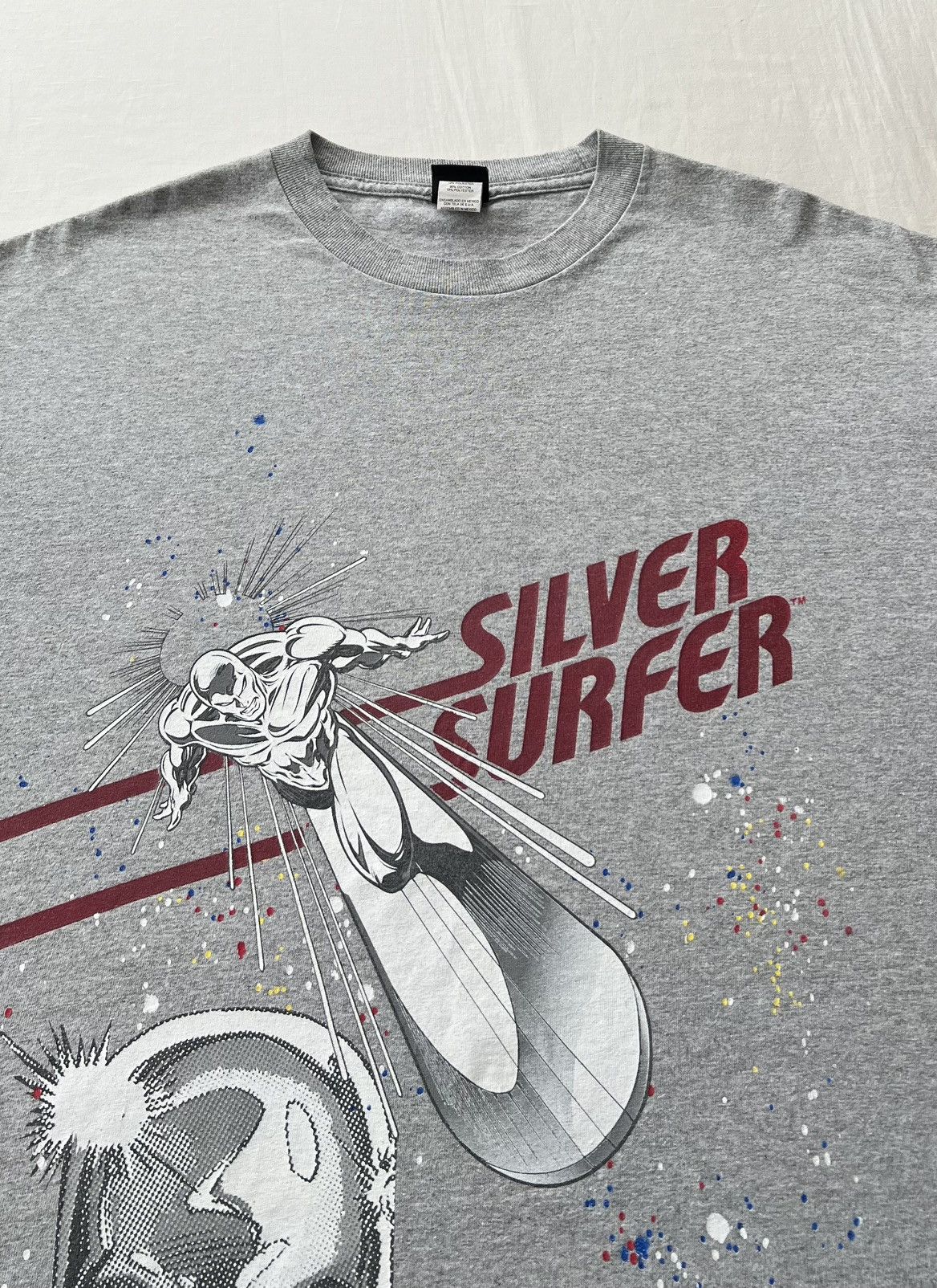 Marvel Comics Vintage 2000s Silver Surfer Marvel Comics Cartoon T-shirt Size US XL / EU 56 / 4 - 4 Thumbnail