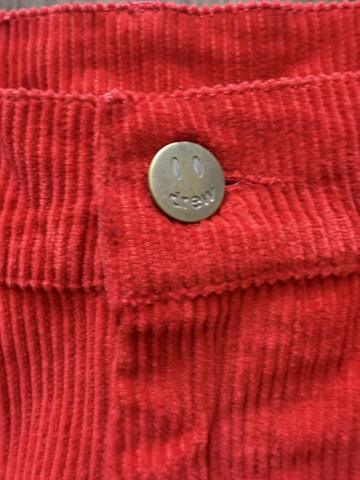 Drew House Drew House Red Corduroy Carpenter Pants Size 34 Carpenter Size US 34 / EU 50 - 5 Thumbnail
