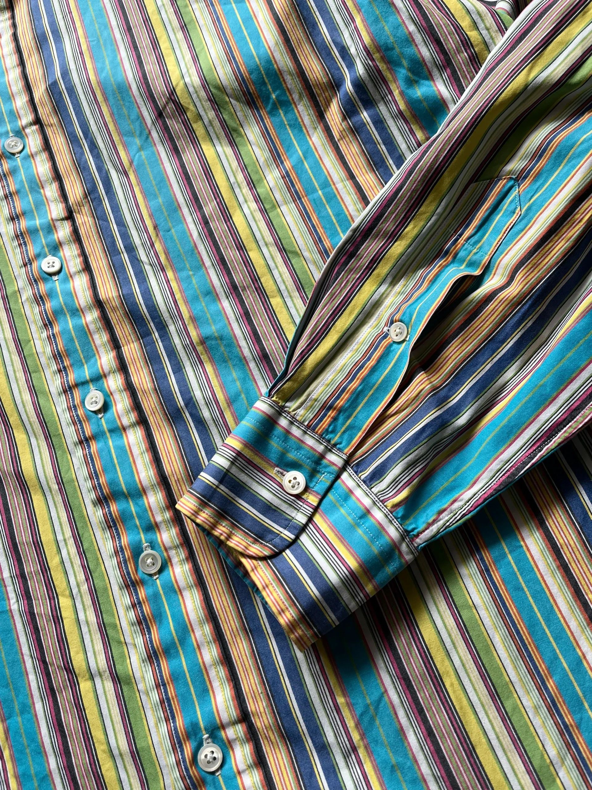 Polo Ralph Lauren Ralph Lauren Curham Custom Fit Sz L Stripped Summer 2000s Size US L / EU 52-54 / 3 - 7 Thumbnail