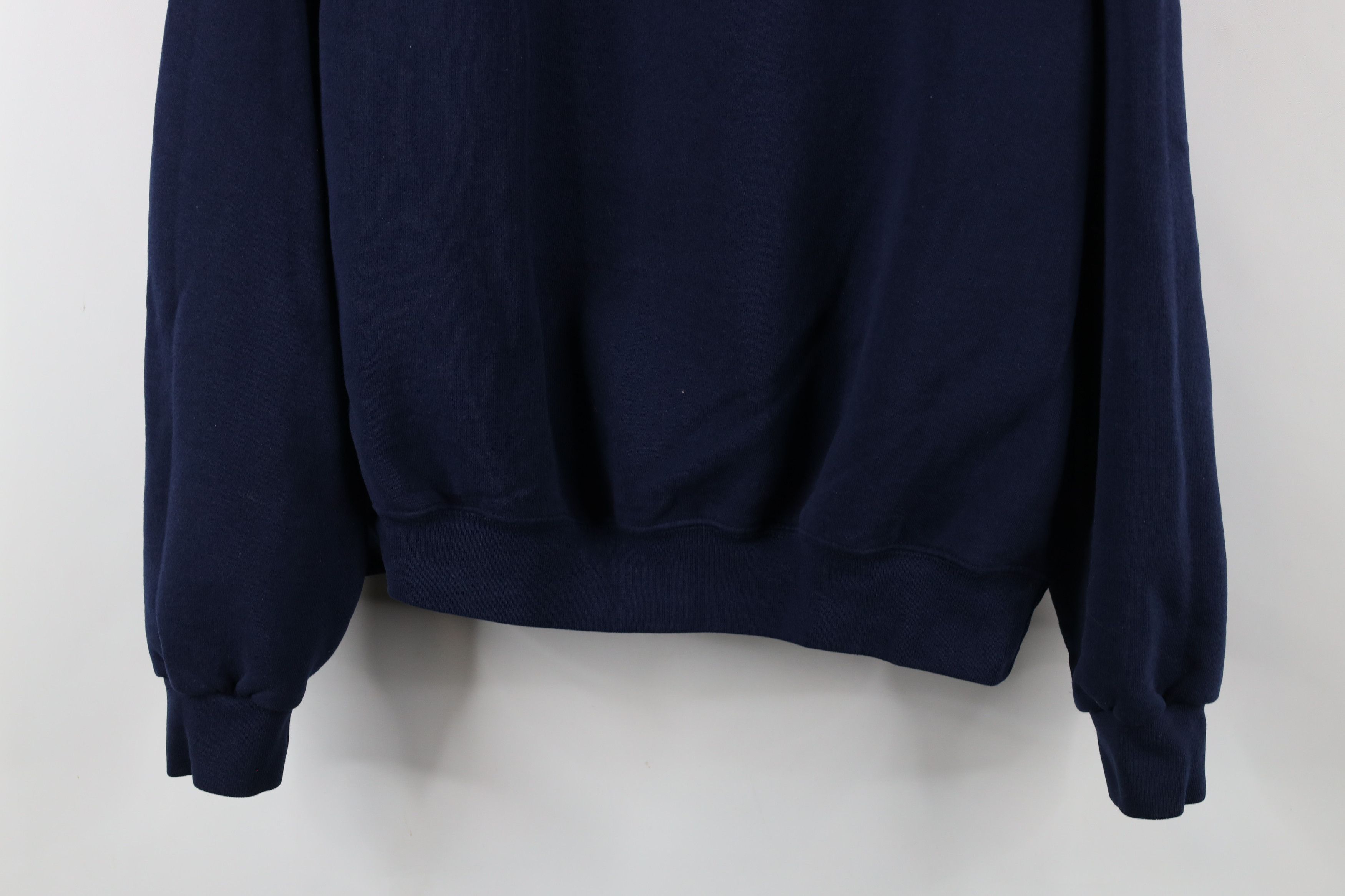 Vintage Vintage 90s University of Georgetown Sweatshirt Blue USA Size US XL / EU 56 / 4 - 3 Thumbnail