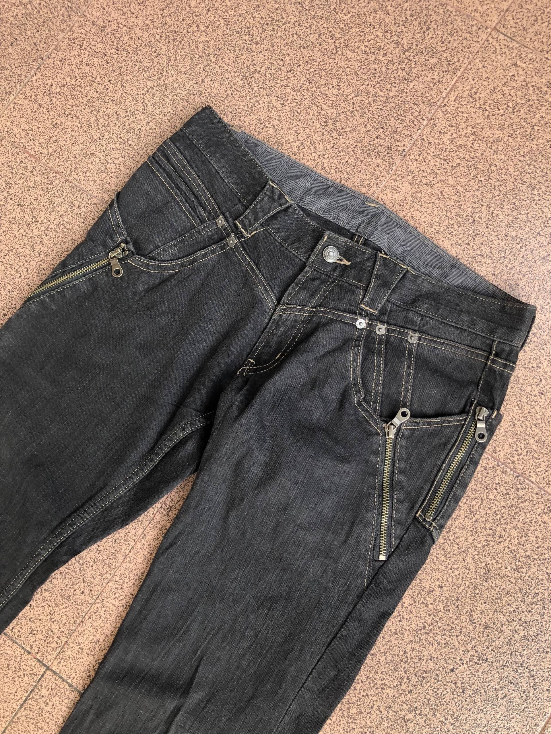 If Six Was Nine PPFM Zipper Riders Jeans Size US 32 / EU 48 - 4 Thumbnail