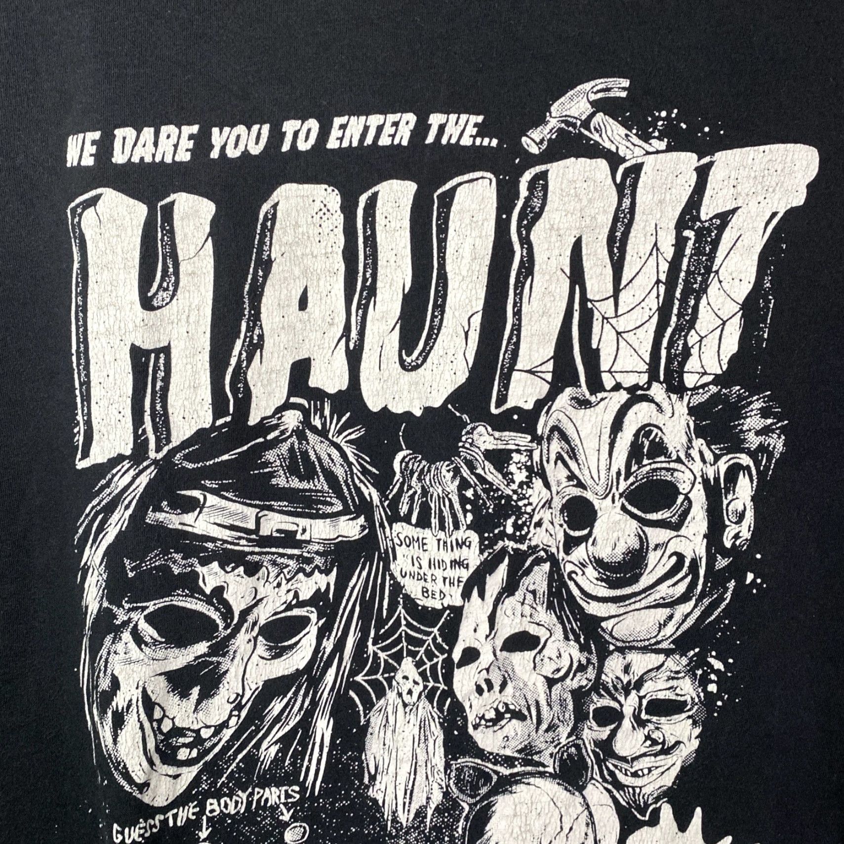 Vintage Haunt T-Shirt Haunt Movie Promo Adult Medium Black Shirt Halloween Mens 20x27 Promo Haunt House M Size US M / EU 48-50 / 2 - 5 Thumbnail