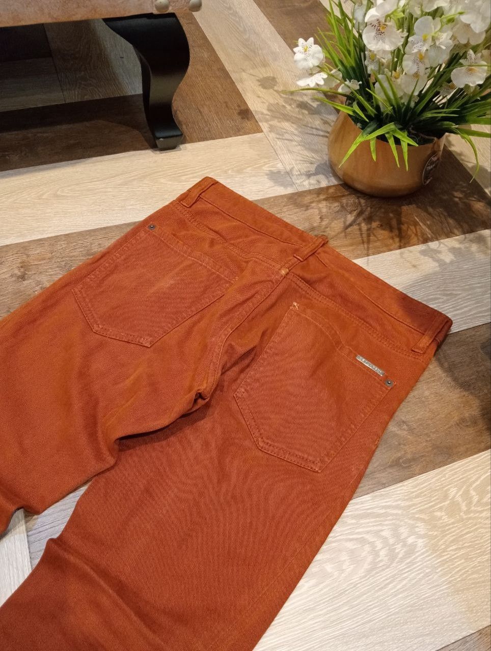 Dsquared2 DSQUARED2 ITALY BRICK ORANGE PANTS Size US 33 - 11 Thumbnail